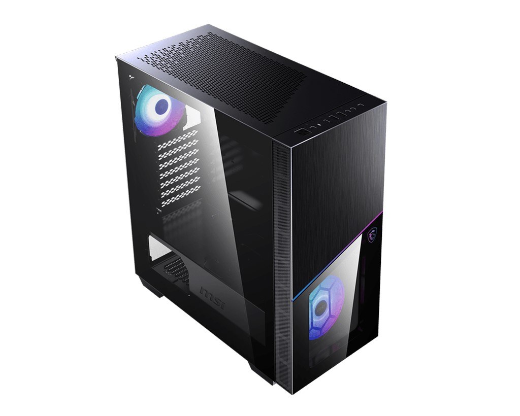 MSI MPG SEKIRA 100R TEMPERLİ CAM 4 X A-RGB FAN 120MM E-ATX GAMİNG BİLGİSAYAR KASASI - 4