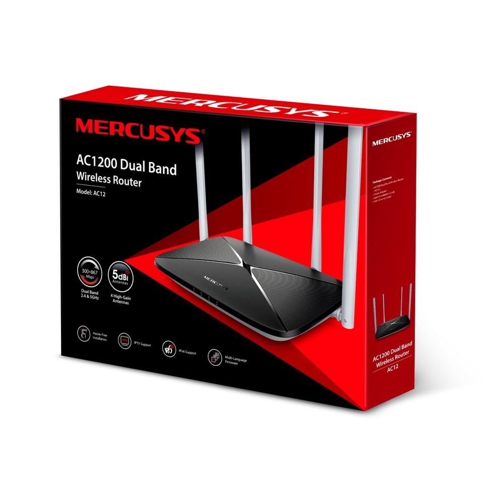 TP-LINK MERCUSYS AC12 1200Mbps DUAL BAND ROUTER - 3
