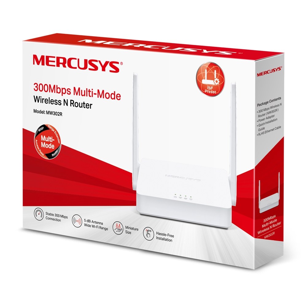 TP-LINK MERCUSYS MW302R 300Mbps KABLOSUZ N ROUTER - 3