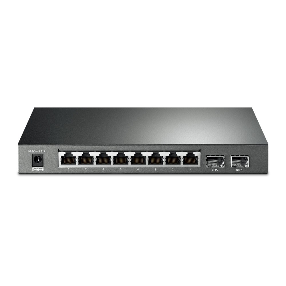 TP-LINK OMADA TL-SG2210P 10 PORT GBIT MASAÜSTÜ PoE SMART SWITCH + 2 SFP SLOT