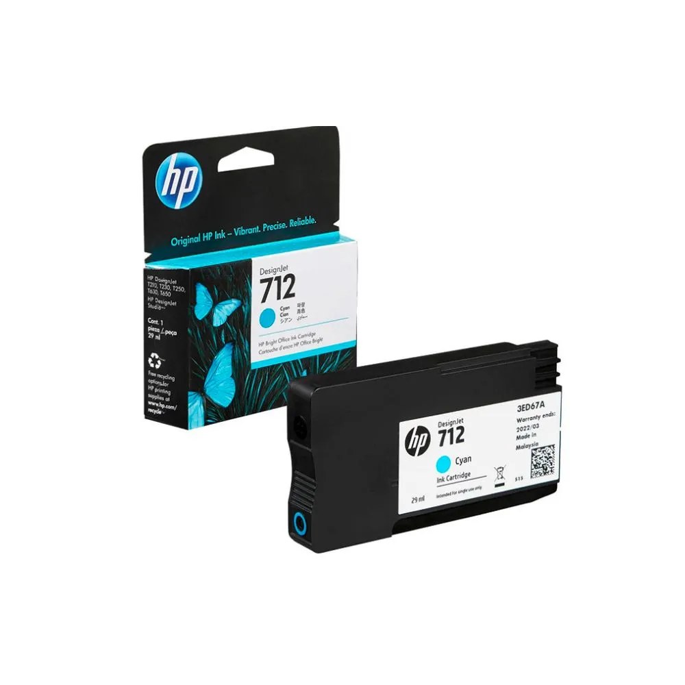 HP 3ED67A (712) MAVI 29 ML GENIS FORMAT MUREKKEP KARTUSU - 5