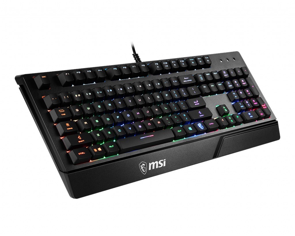 MSI GG VIGOR GK20 TR GAMING KEYBOARD RAINBOW ARKA AYDINLATMA ANTIGHOSTING MEMBRAN SIVI DOKULMESINE DAYANIKLI OYUNCU KLAVYESI TURKCE - 2