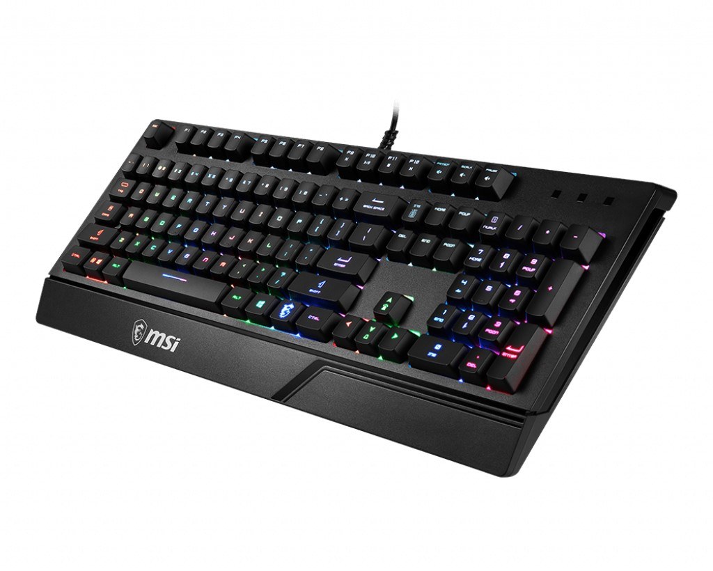 MSI GG VIGOR GK20 TR GAMING KEYBOARD RAINBOW ARKA AYDINLATMA ANTIGHOSTING MEMBRAN SIVI DOKULMESINE DAYANIKLI OYUNCU KLAVYESI TURKCE - 3