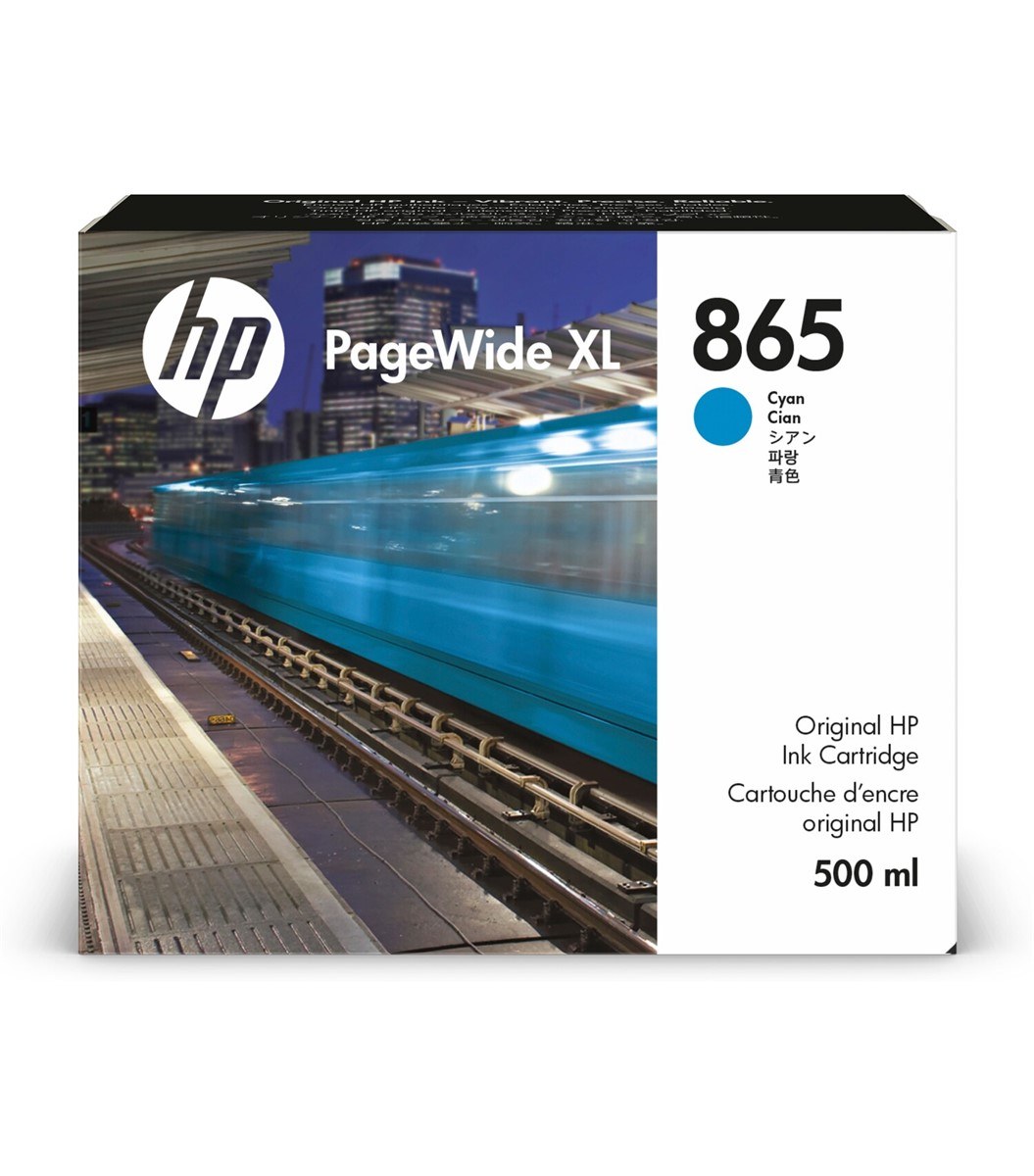 HP 3ED85A (865) MAVİ 500ML GENİŞ FORMAT MÜREKKEP KARTUŞ