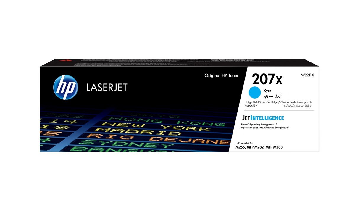 HP W2211X (207X) YÜKSEK KAPASİTELİ CYAN LASERJET TONER 2.450 SAYFA