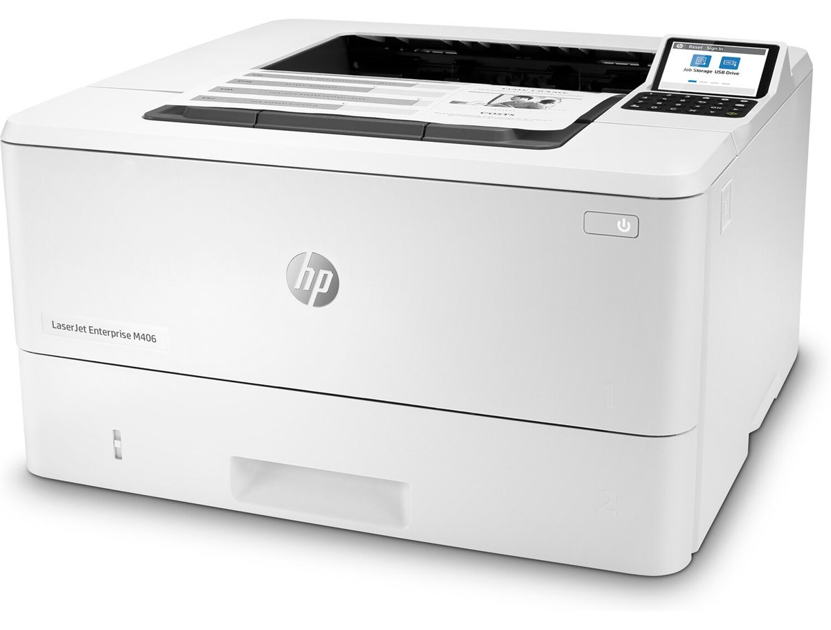 HP 3PZ15A M406DN TEK FONKSİYONLU SİYAH LAZER YAZICI 42PPM - 2