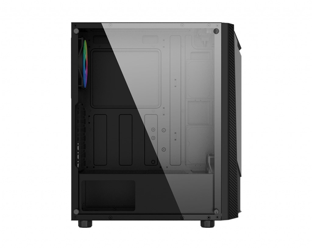 MSI MAG SHIELD 110A TEMPERLİ CAM 2X120MM AUTO RGB FAN ATX GAMİNG BİLGİSAYAR KASASI - 4