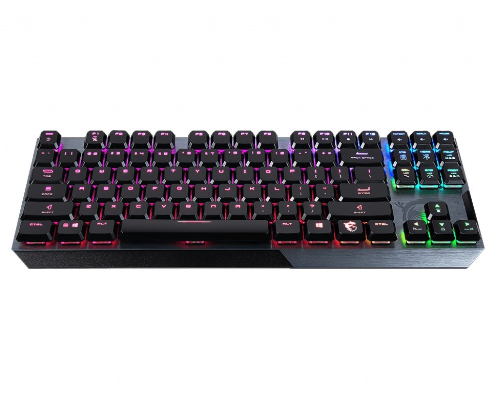 MSI GG VIGOR GK50 LOW PROFILE TKL TR DUSUK PROFIL SAYISAL TUS TAKIMSIZ KOMPAKT TKL TASARIM GERCEK MEKANIK KAILH SWITCH PER KEY RGB F - 3