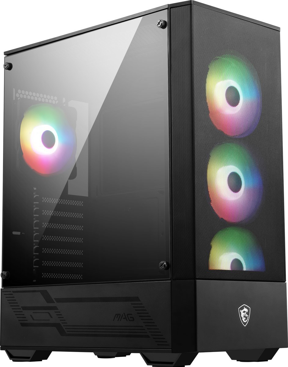 MSI MAG FORGE 112R TEMPERLİ CAM 3X120MM 1X120MM ARGB FAN ATX GAMİNG BİLGİSAYAR KASASI - 3