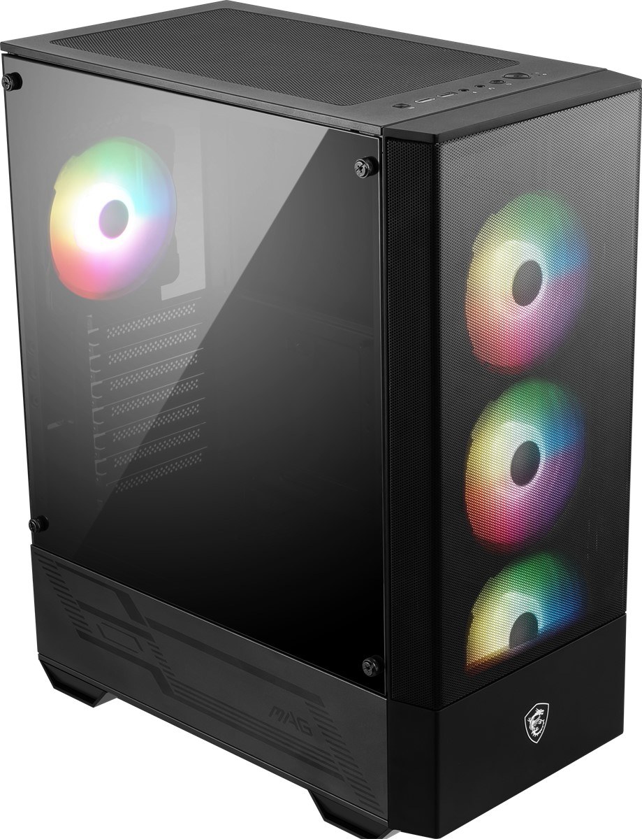 MSI MAG FORGE 112R TEMPERLİ CAM 3X120MM 1X120MM ARGB FAN ATX GAMİNG BİLGİSAYAR KASASI - 6