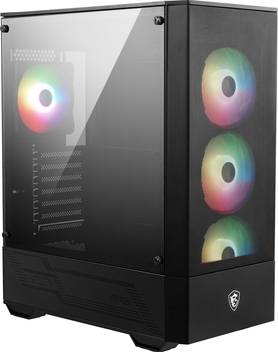 MSI MAG FORGE 112R TEMPERLİ CAM 3X120MM 1X120MM ARGB FAN ATX GAMİNG BİLGİSAYAR KASASI - 5