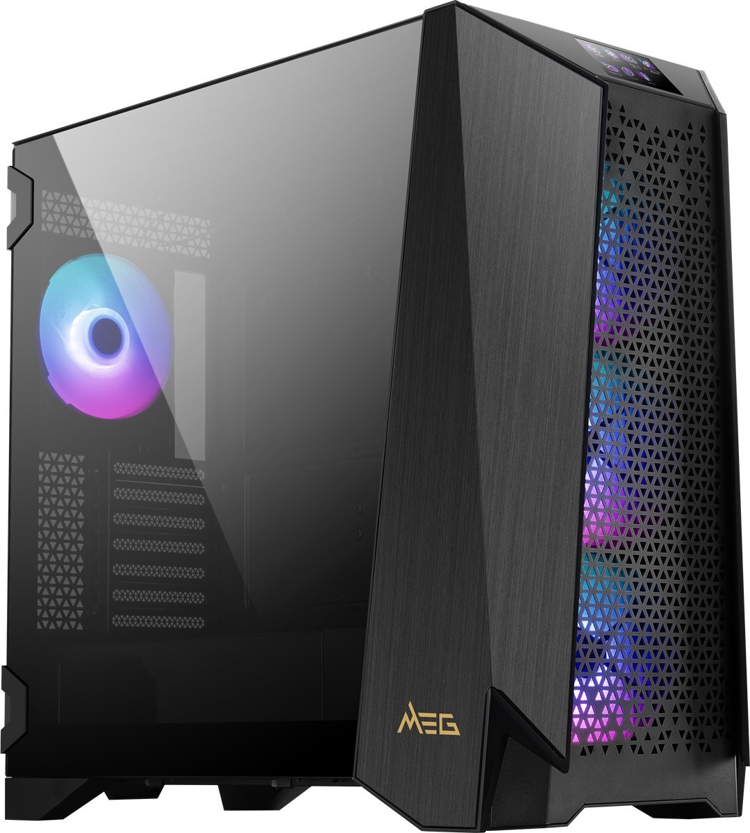 MSI MEG PROSPECT 700R TEMPERLİ CAM 4 X140MM A-RGB DOKUNMATİK IPS PANEL E-ATX GAMİNG BİLGİSAYAR KASASI