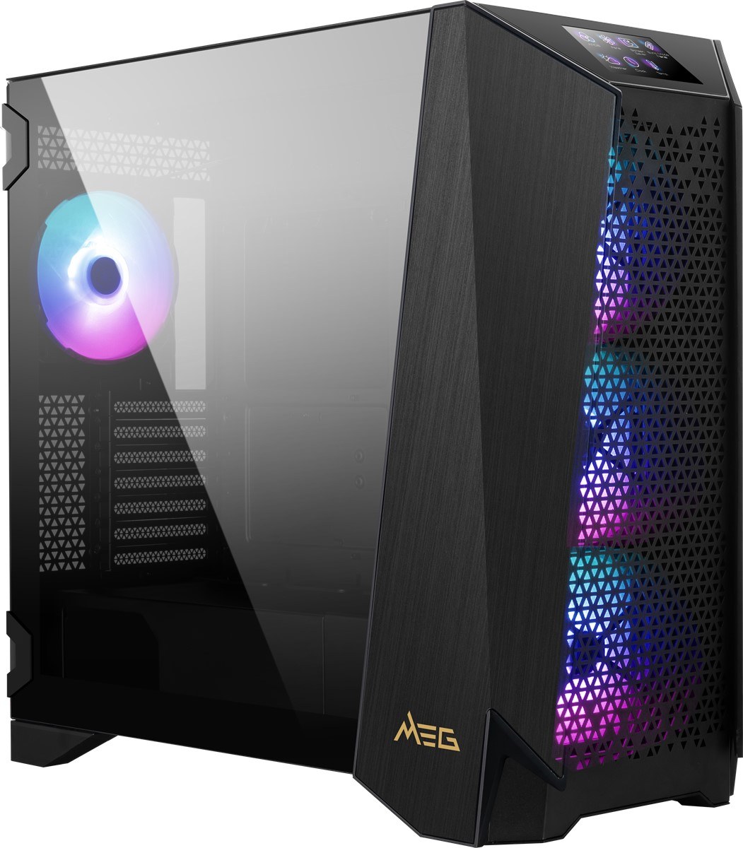 MSI MEG PROSPECT 700R TEMPERLİ CAM 4 X140MM A-RGB DOKUNMATİK IPS PANEL E-ATX GAMİNG BİLGİSAYAR KASASI - 2