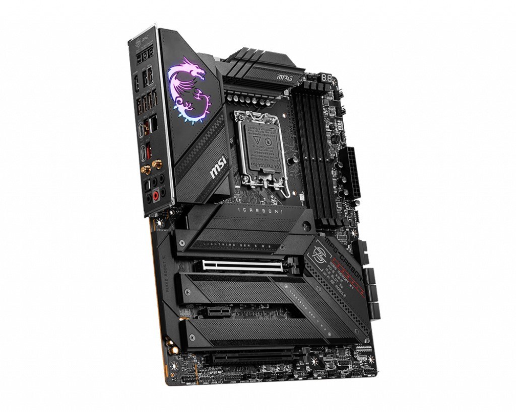 MSI MPG Z790 CARBON WIFI SOKET 1700 DDR5 7600MHZ(OC) PCI-E GEN5 M.2 USB3.2 HDMI 1X2.5G LAN WI-FI 6E ATX - 4