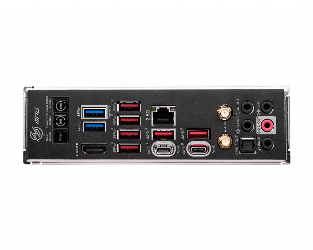 MSI MPG Z790 CARBON WIFI SOKET 1700 DDR5 7600MHZ(OC) PCI-E GEN5 M.2 USB3.2 HDMI 1X2.5G LAN WI-FI 6E ATX - 5