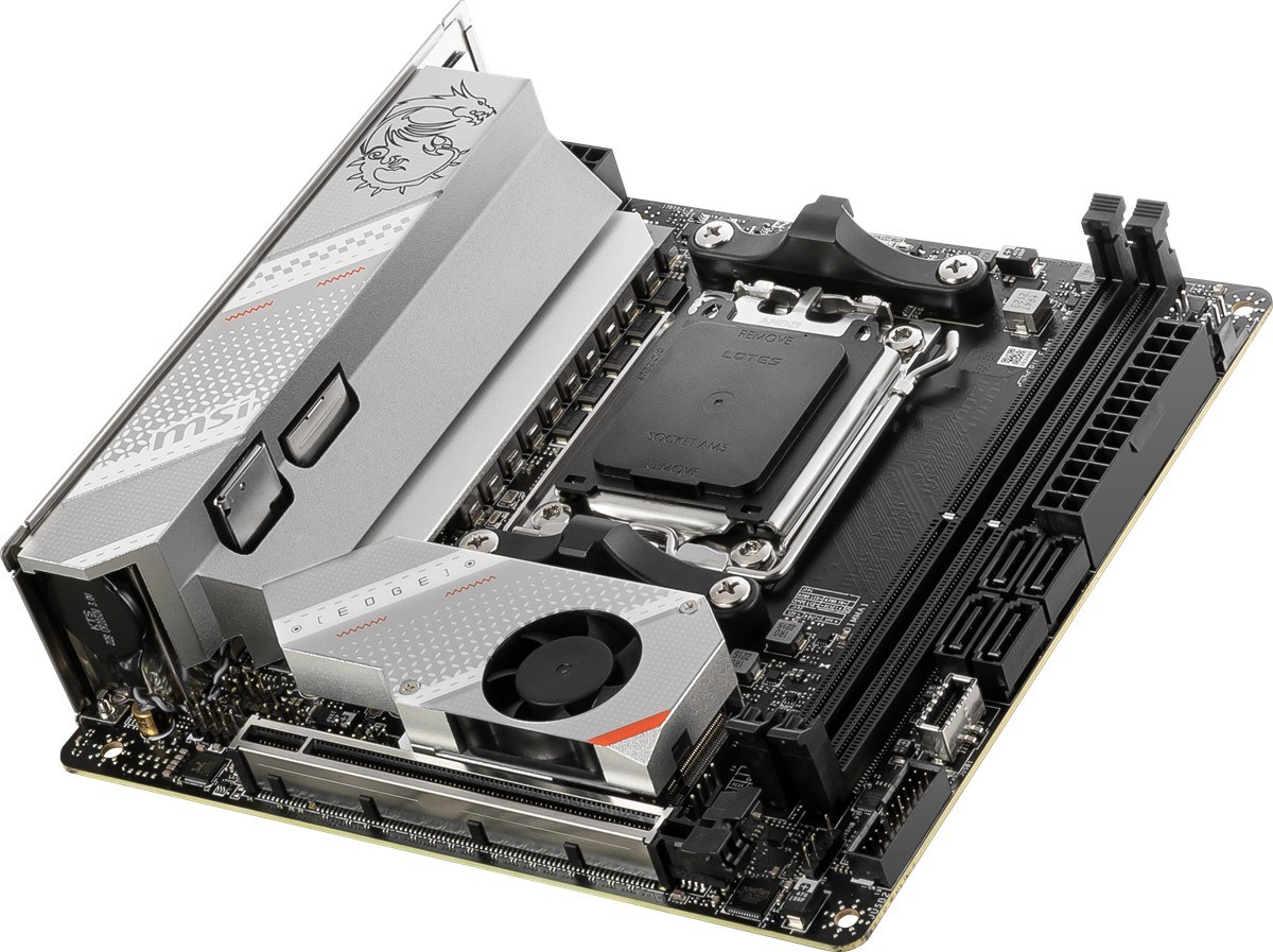 MSI MB MPG B650I EDGE WIFI AM5 DDR5 7200MHZ(OC) HDMI M.2 USB3.2 2.5G LAN WIFI 6E MİNİ-ITX - 3