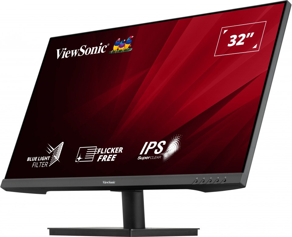 VIEWSONIC VA3209-MH MONITOR 31.5 4MS 75HZ IPS 1920X1080 FHD 250 VGA HDMI 16:9 50M:1 16.7M HOPARLOR 3 KENAR CERCEVESIZ ADAPTIVE SYNC FLICKER FREE MAVI ISIK FILTRESI TILT VESA - 3