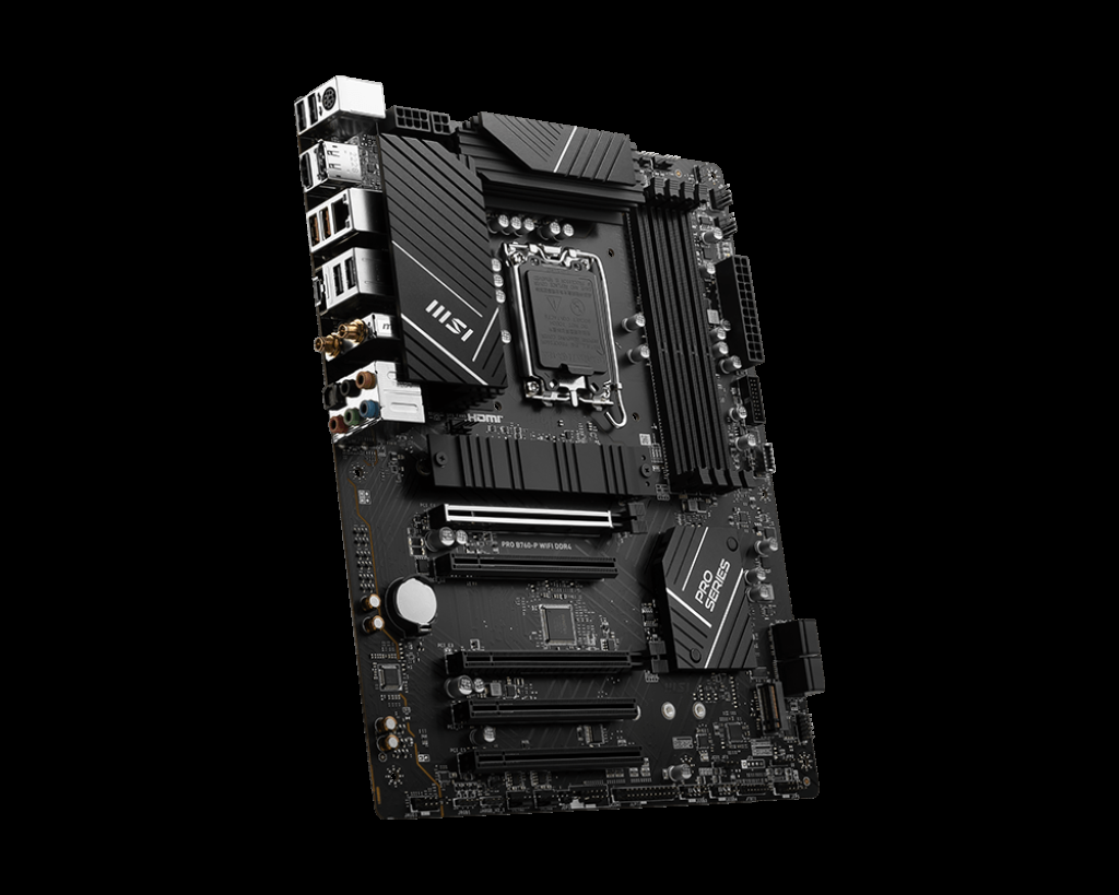 MSI MB PRO B760-P WIFI DDR4 SOKET 1700 DDR4 5333(OC) PCI-E ,M.2 USB3.2 HDMI,DP, 1X 2.5G LAN WI-FI 6E ATX - 4