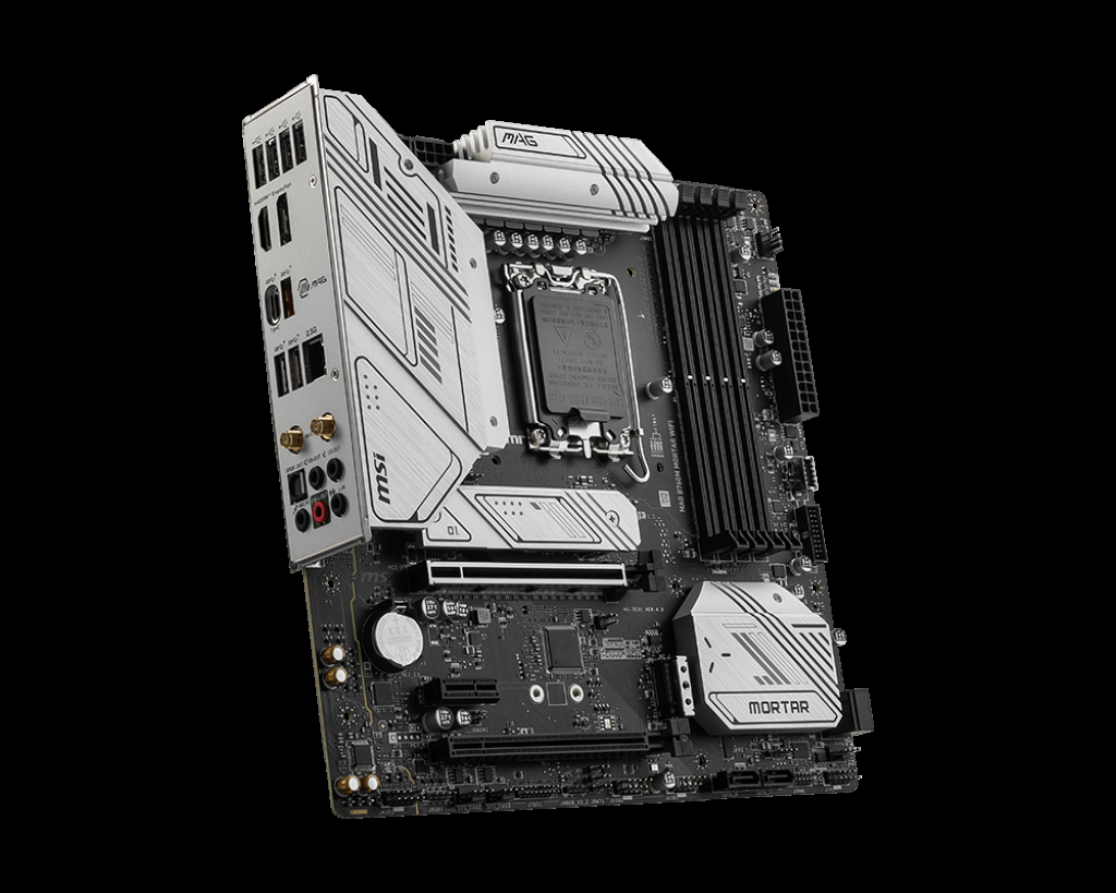 MSI MAG B760M MORTAR WIFI SOKET 1700 DDR5 7000(OC) PCI-E GEN5 M.2 USB3.2 HDMIDP 1X 2.5G LAN WI-FI 6E MATX - 4