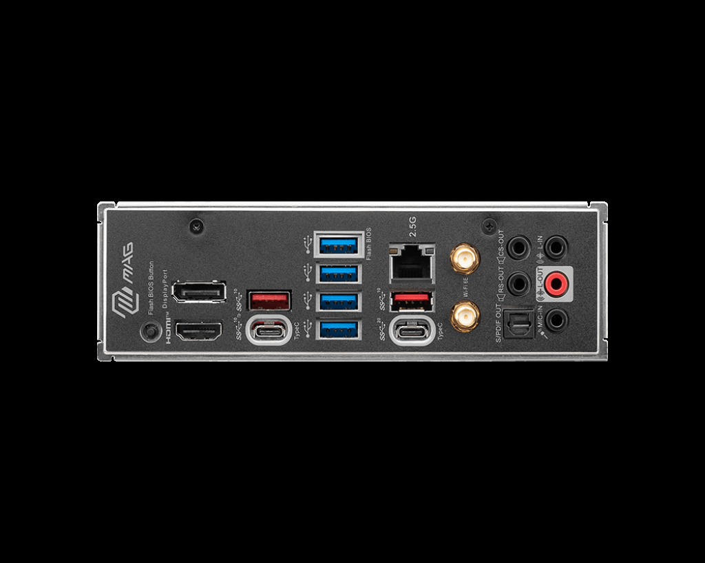 MSI MB MAG X670E TOMAHAWK WIFI AM5 DDR5 6600MHZ(OC) 7X M.2 USB 3.22X TYPE-C DİSPLAYPORT 2.5G LAN AMD WIFI 6E RGB ATX - 5
