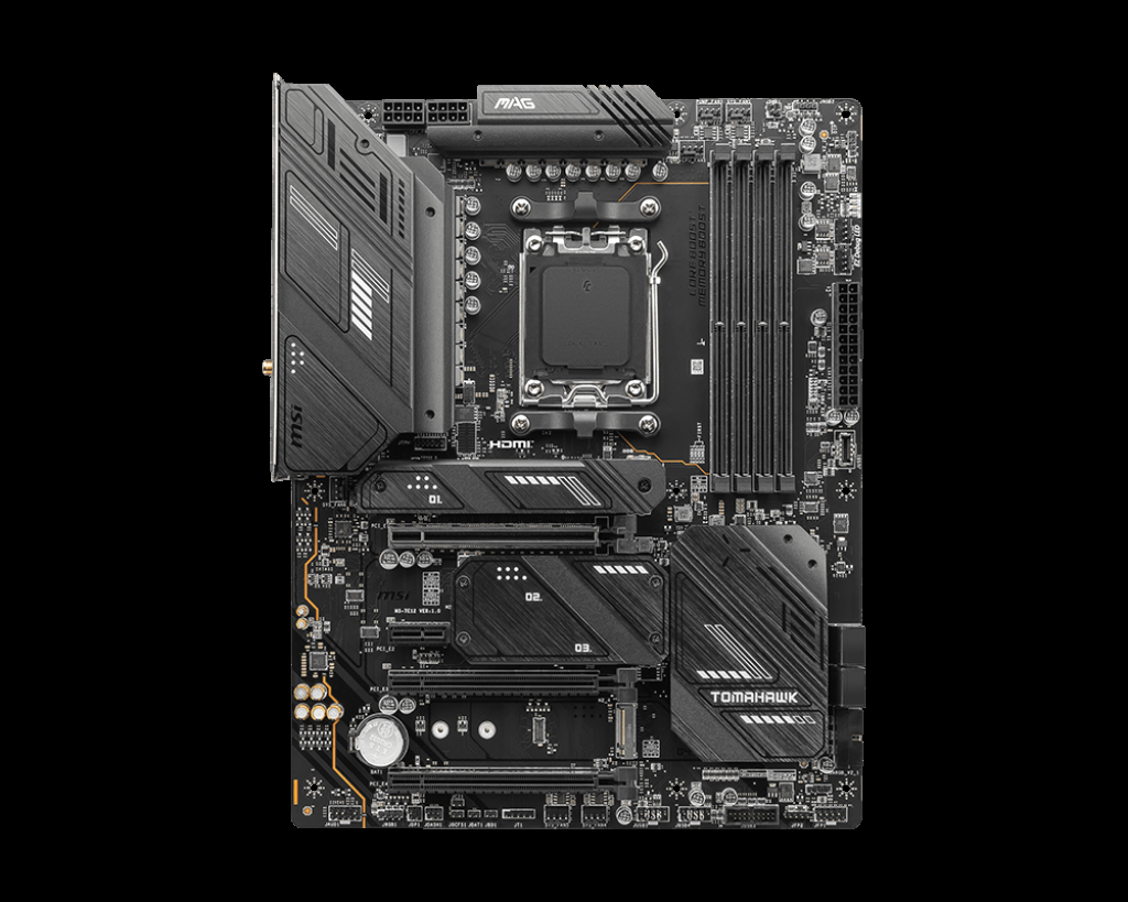 MSI MB MAG X670E TOMAHAWK WIFI AM5 DDR5 6600MHZ(OC) 7X M.2 USB 3.22X TYPE-C DİSPLAYPORT 2.5G LAN AMD WIFI 6E RGB ATX - 2