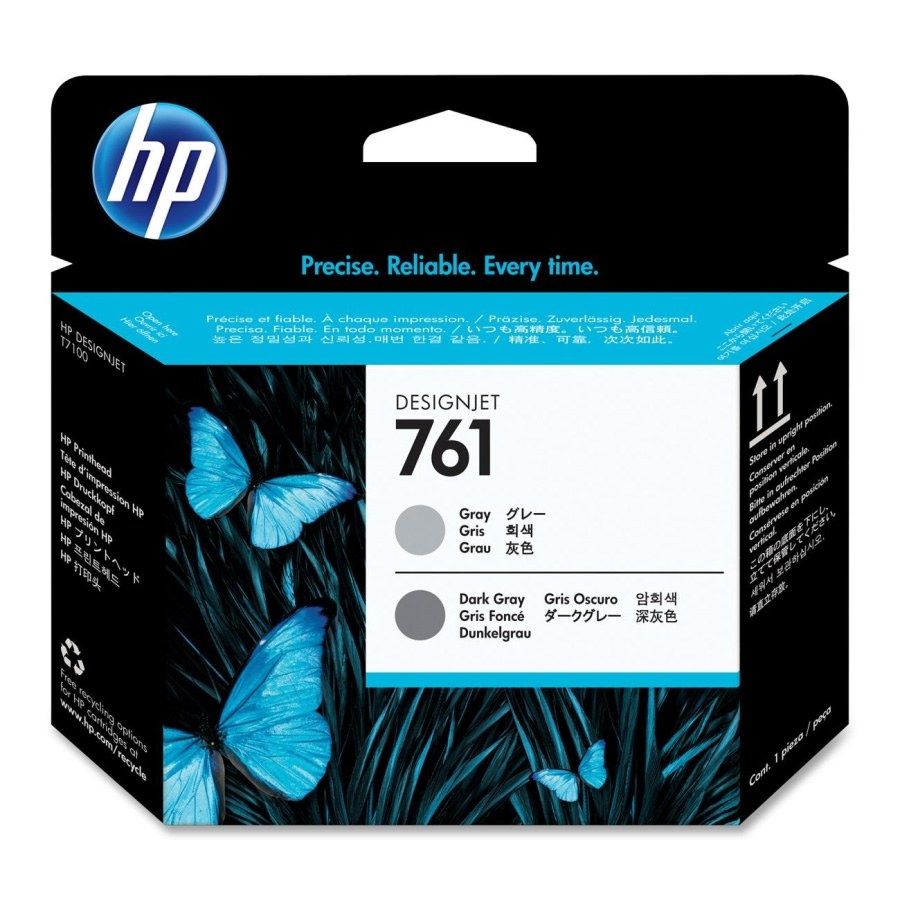 HP CH647A (761) GRI VE KOYU GRI BASKI KAFASI - 2