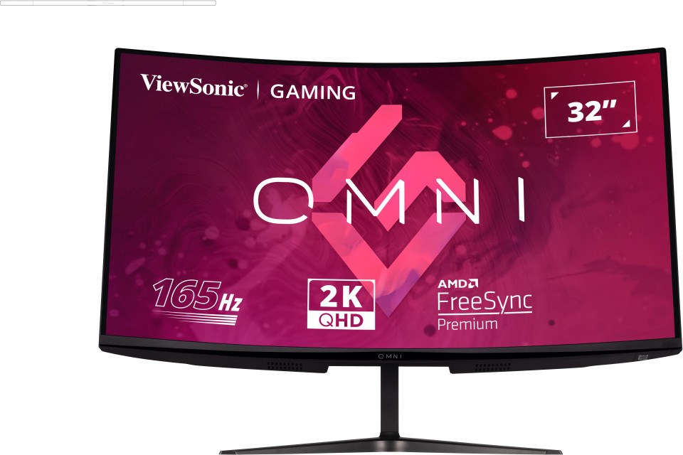 VIEWSONIC VX3218C-2K GAMING MONITOR 31,5 1ms 180Hz VA 2560x1440 2K 250 HDMI DP 16:9 80M:1 16.7M HOPARLOR 3 KENAR CERCEVESIZ 1500R KAVIS FREESYNC PREMIUM FLICKER FREE MAVI ISIK FILTRESI TILT VESA - 3