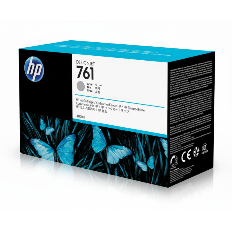 HP CM995A (761) GRI 400 ML GENIS FORMAT MUREKKEP KARTUSU - 3