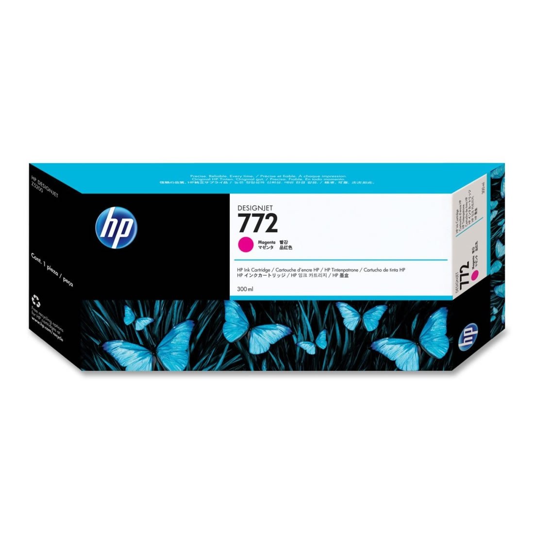 HP CN629A (772) MACENTA 300 ML GENIS FORMAT MUREKKEP KARTUSU - 2