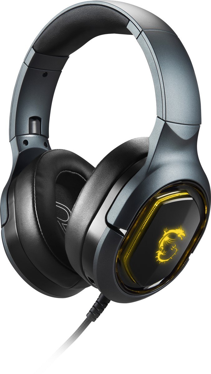 MSI GG IMMERSE GH50 WIRELESS HEADSET DUSUK GECIKMELI USB DONGLE ILE 2.4GHZ KABLOSUZ BAGLANTI BASS GUCLENDIRICI 50 MM NEODYMIUM SURUC - 4