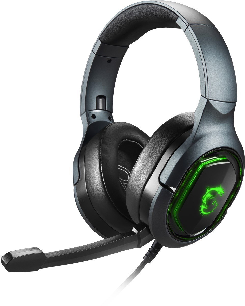MSI GG IMMERSE GH50 WIRELESS HEADSET DUSUK GECIKMELI USB DONGLE ILE 2.4GHZ KABLOSUZ BAGLANTI BASS GUCLENDIRICI 50 MM NEODYMIUM SURUC - 3