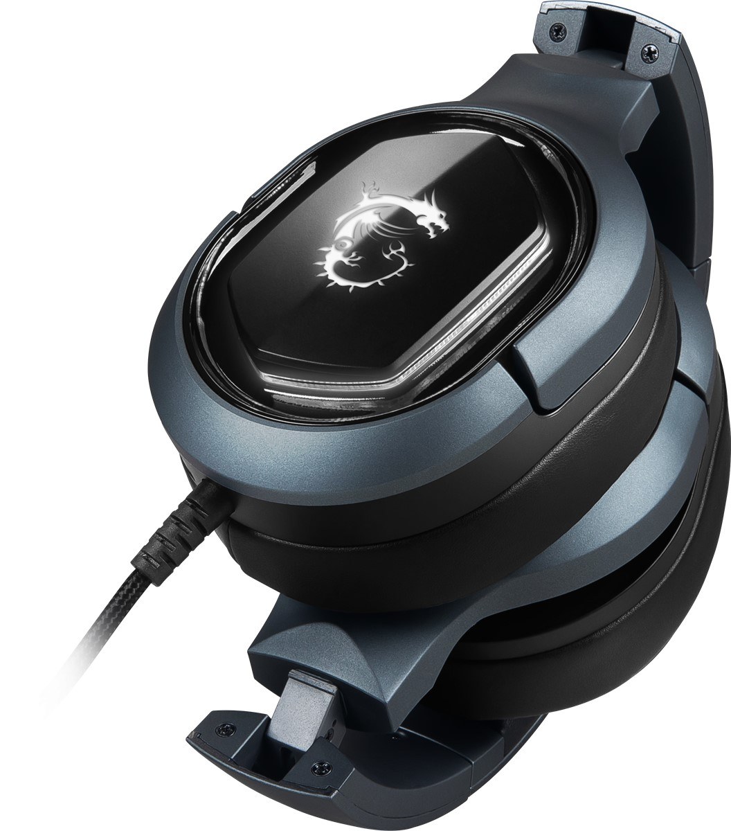 MSI GG IMMERSE GH50 WIRELESS HEADSET DUSUK GECIKMELI USB DONGLE ILE 2.4GHZ KABLOSUZ BAGLANTI BASS GUCLENDIRICI 50 MM NEODYMIUM SURUC - 6