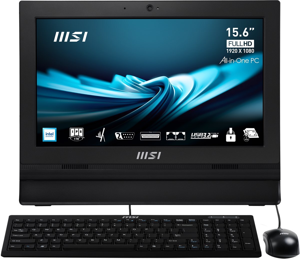 MSI PRO AP162T ADL-002XTR 15.6 FHD (1920X1080) INTEL N100 4GB DDR4 256GB SSD FDOS DOKUNMATIK SIYAH AIO PC - 2