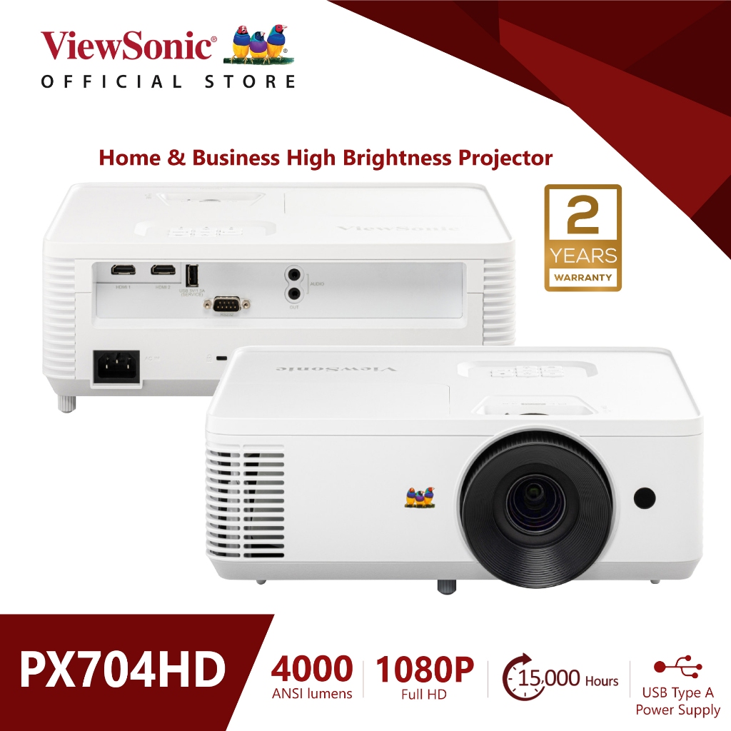 VIEWSONIC PX704HD DLP FHD 1920X1080 4000AL PROJEKSIYON - 5