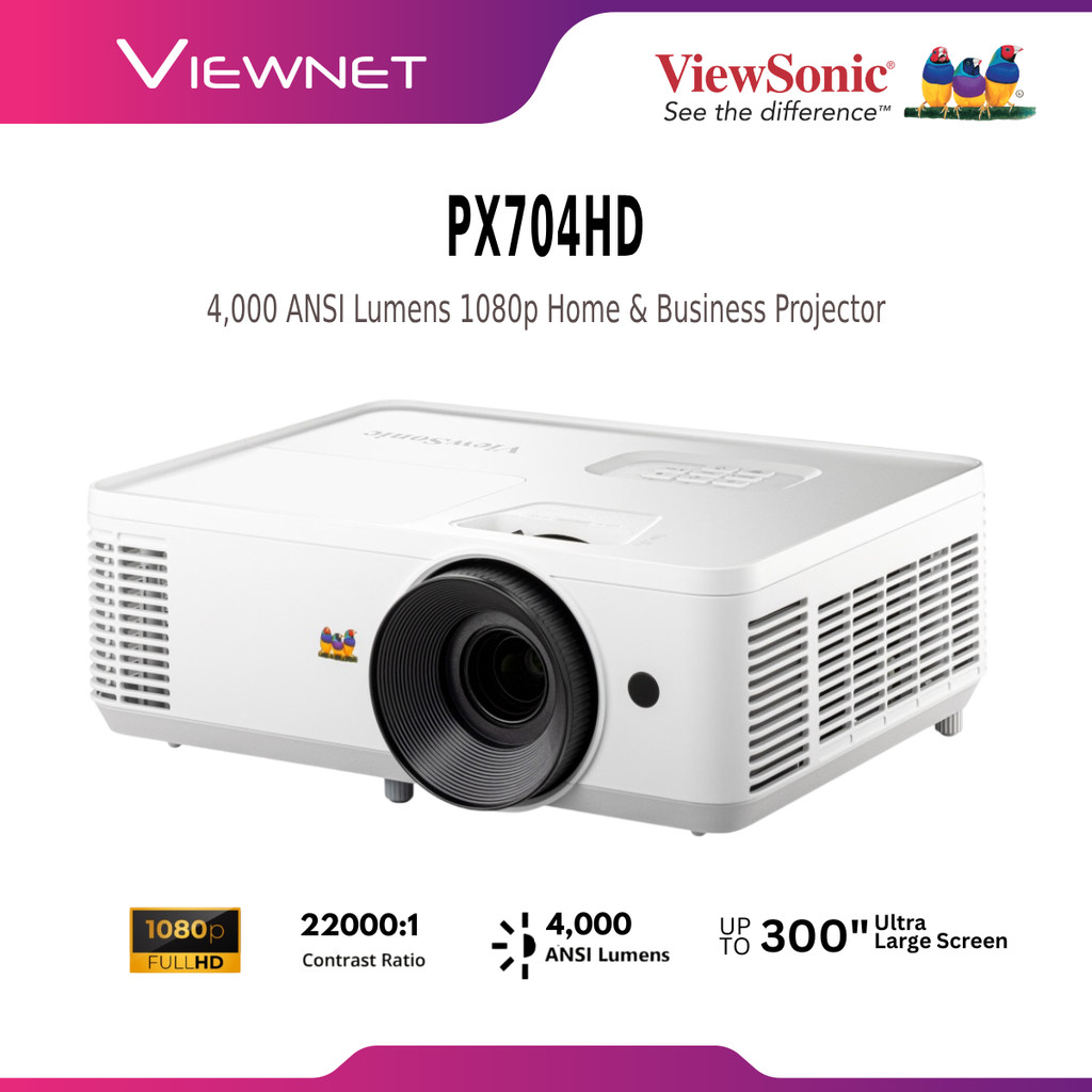 VIEWSONIC PX704HD DLP FHD 1920X1080 4000AL PROJEKSIYON - 4