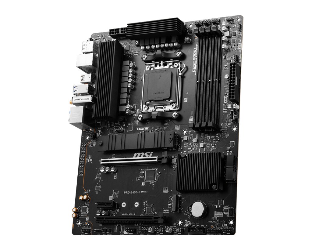 MSI MB PRO B650-S WIFI AM5 DDR5 7200MHZ(OC) HDMI DP M.2 USB3.2 2.5G LAN WI-FI 6E ATX - 3