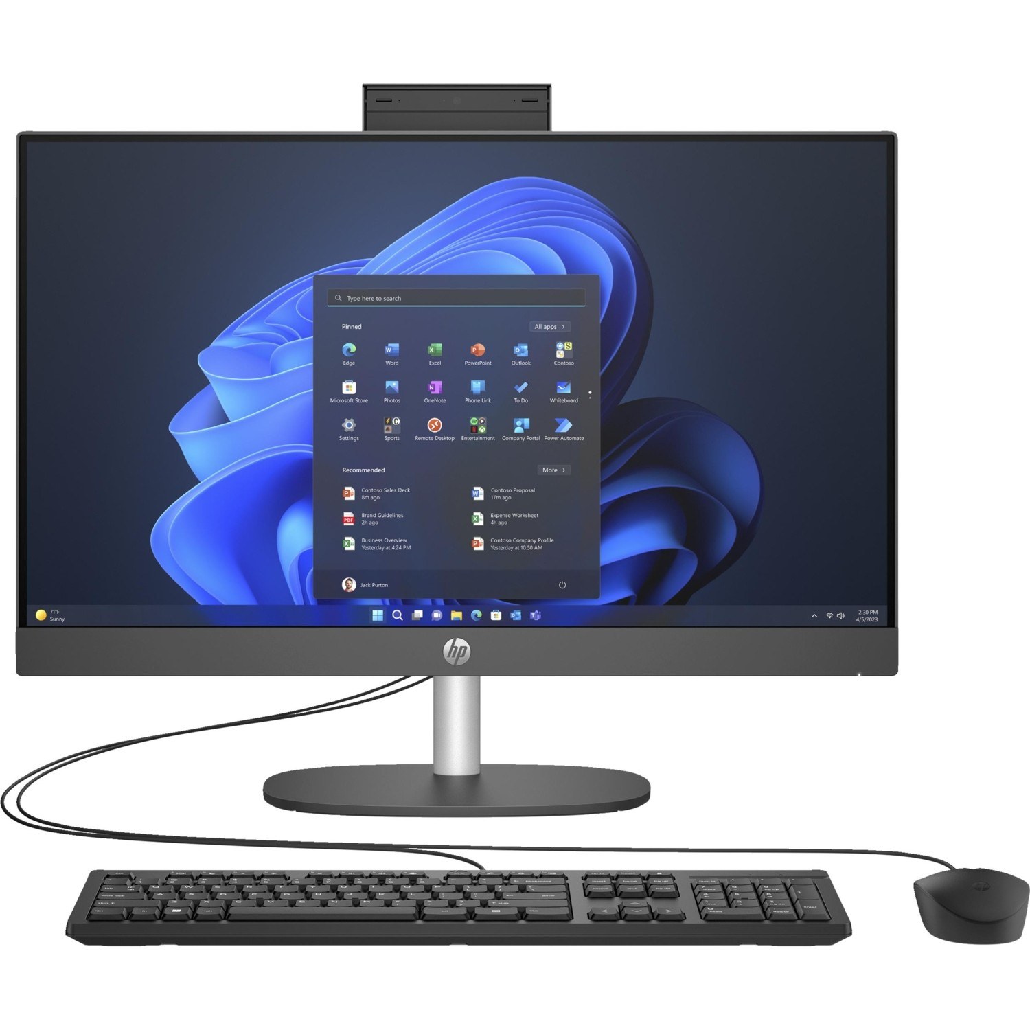 HP AIO 8T2W8ES PO240 G10 i7-1355U 32GB 512GB SSD 23.8 FDOS - 3