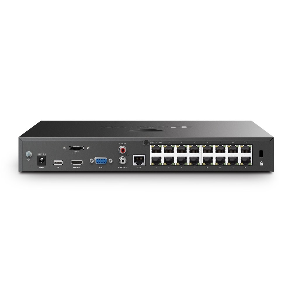 TP-LINK VIGI NVR2016H-16P 16 CHANNEL 4K HDMI VİDEO OUTPUT POE+ NETWORK VİDEO RECORDER - 3