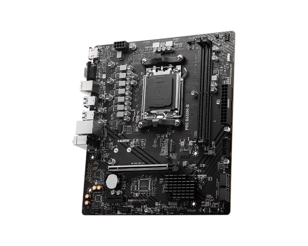 MSI MB PRO B650M-B AM5 DDR5 6800MHZ(OC) HDMI VGA M.2 USB3.2 2.5G LAN mATX - 3