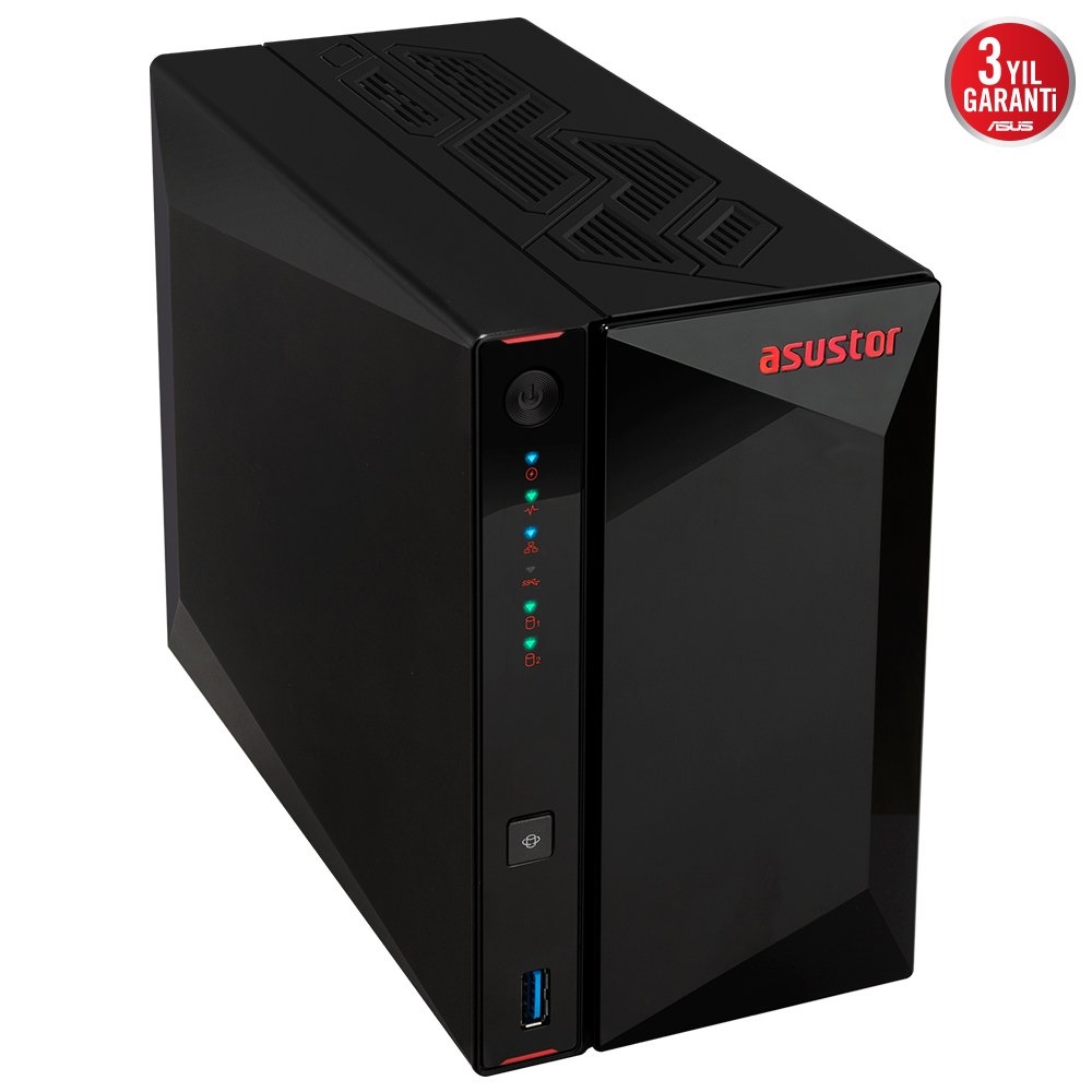 ASUS AS5402T INTEL N5105 2 YUVALI(2X22TB DESTEĞI) 4GB DDR4(8GB RAM DESTEĞI) M.2 X4 2.5GBE X2 USB 3.2 X2 HDMI 2.0B X1 - 3