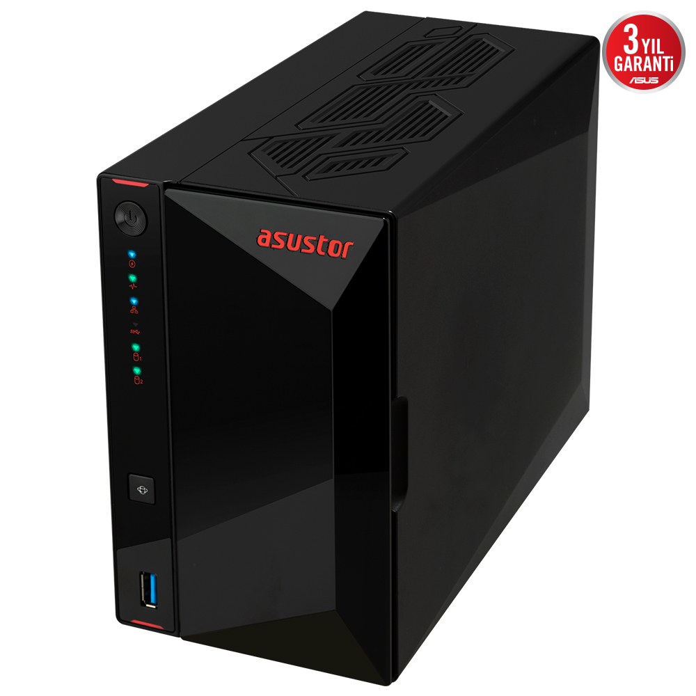 ASUS AS5402T INTEL N5105 2 YUVALI(2X22TB DESTEĞI) 4GB DDR4(8GB RAM DESTEĞI) M.2 X4 2.5GBE X2 USB 3.2 X2 HDMI 2.0B X1 - 6