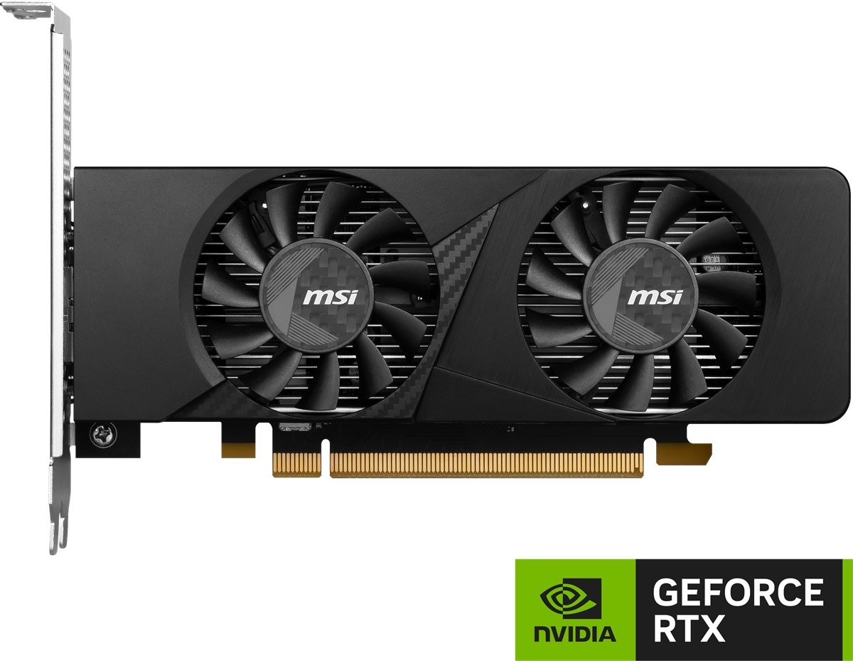 MSI VGA GEFORCE RTX 3050 LP 6G OC RTX3050 6GB GDDR6 96B DX12 PCIE 4.0 X8 (1XDP 2XHDMI) - 2