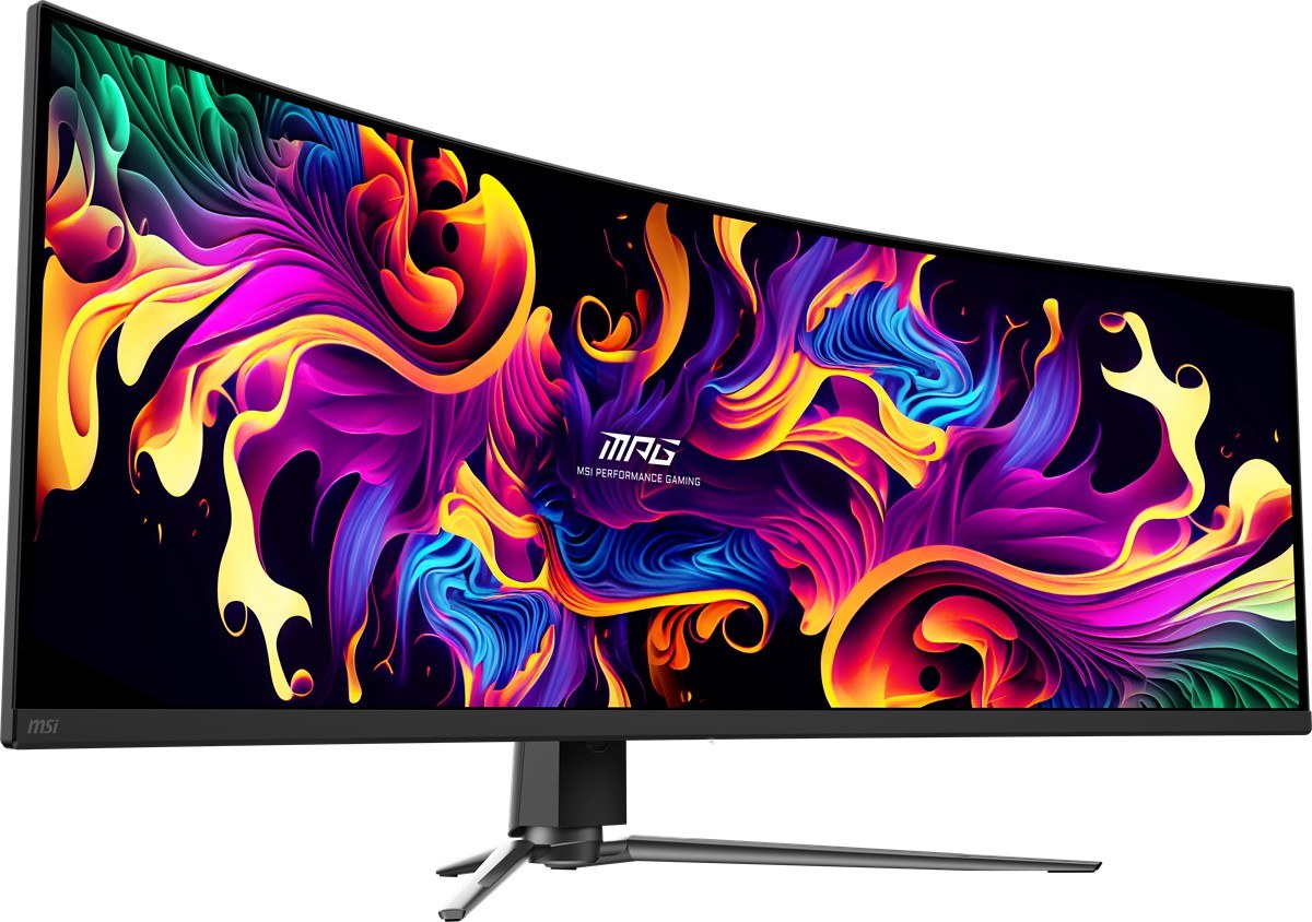 MSI 49 MPG 491CQP QD-OLED 5120x1440 (DQHD) 32:9 CURVE 1800R QD-OLED 144HZ 0.03MS ADAPTIVE-SYNC GAMING MONITOR - 2