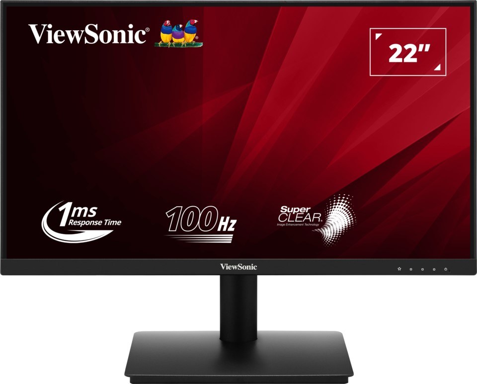 VIEWSONIC VA220-H 21.5" 1MS 100HZ 1920X1080 FHD VGA HDMI 3 KENAR CERCEVESIZ MONITOR - 2