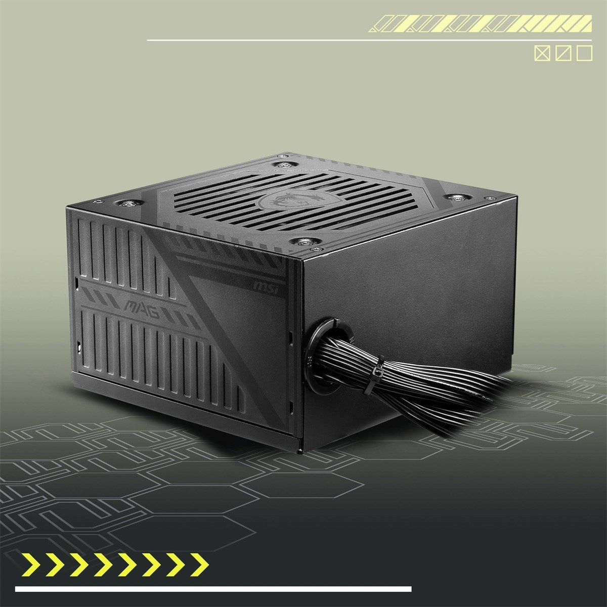 MSI PSU MAG A650BNL 650W 80+ BRONZE POWER SUPPLY - 4