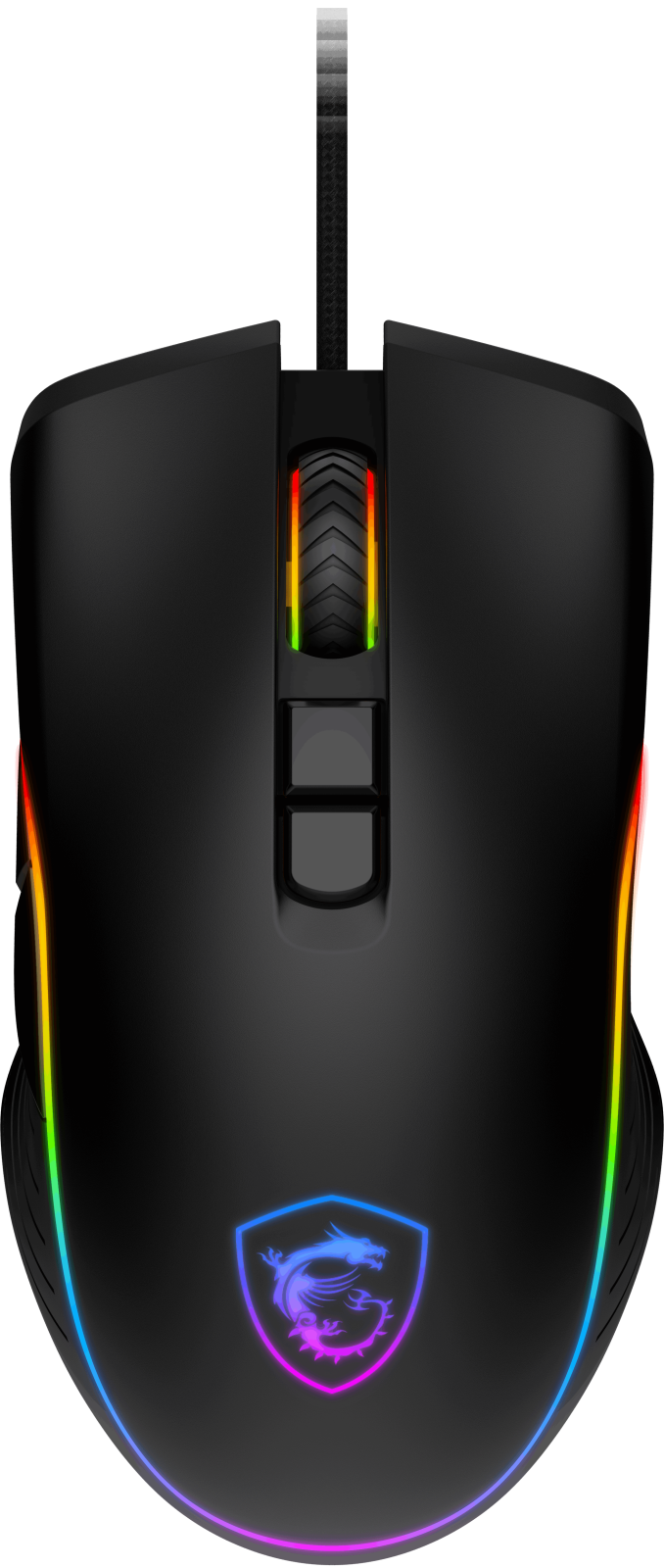 MSI GG FORGE GM300 GAMING MOUSE MAX 7200 DPI 118GR 1,5m KABLO OPTIK SENSOR MICRO SWITCH RGB LED OYUNCU FARESI - 3
