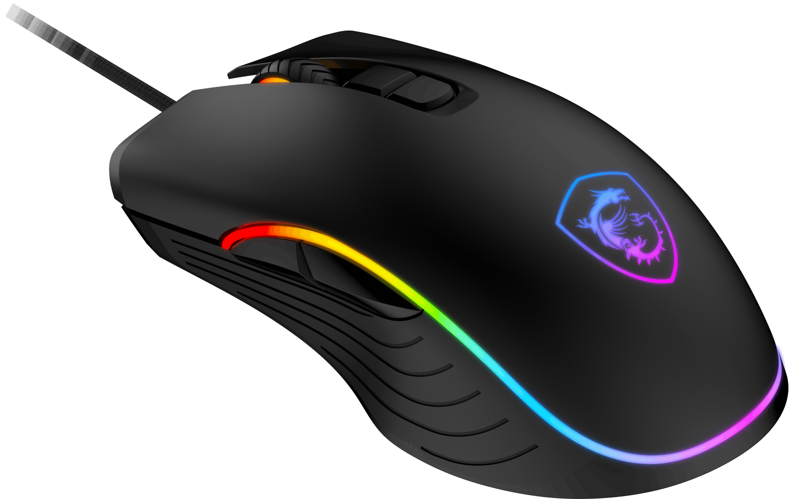 MSI GG FORGE GM300 GAMING MOUSE MAX 7200 DPI 118GR 1,5m KABLO OPTIK SENSOR MICRO SWITCH RGB LED OYUNCU FARESI - 5
