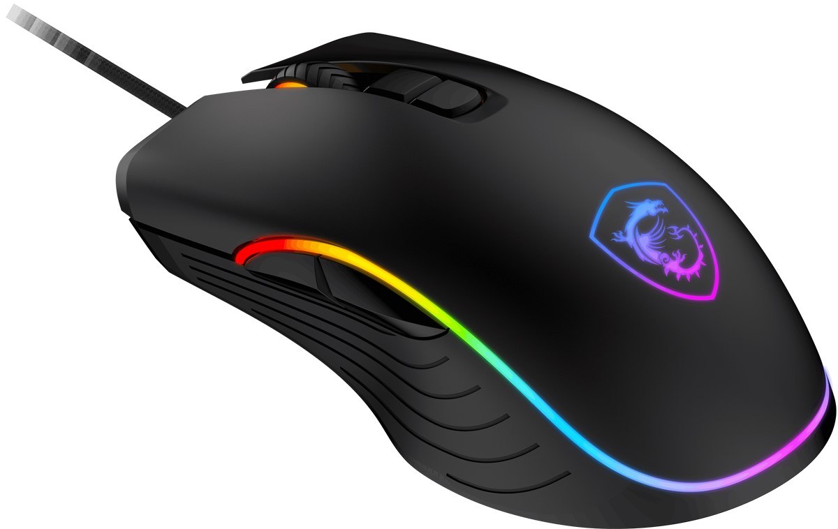 MSI GG FORGE GM300 GAMING MOUSE MAX 7200 DPI 118GR 1,5m KABLO OPTIK SENSOR MICRO SWITCH RGB LED OYUNCU FARESI - 4