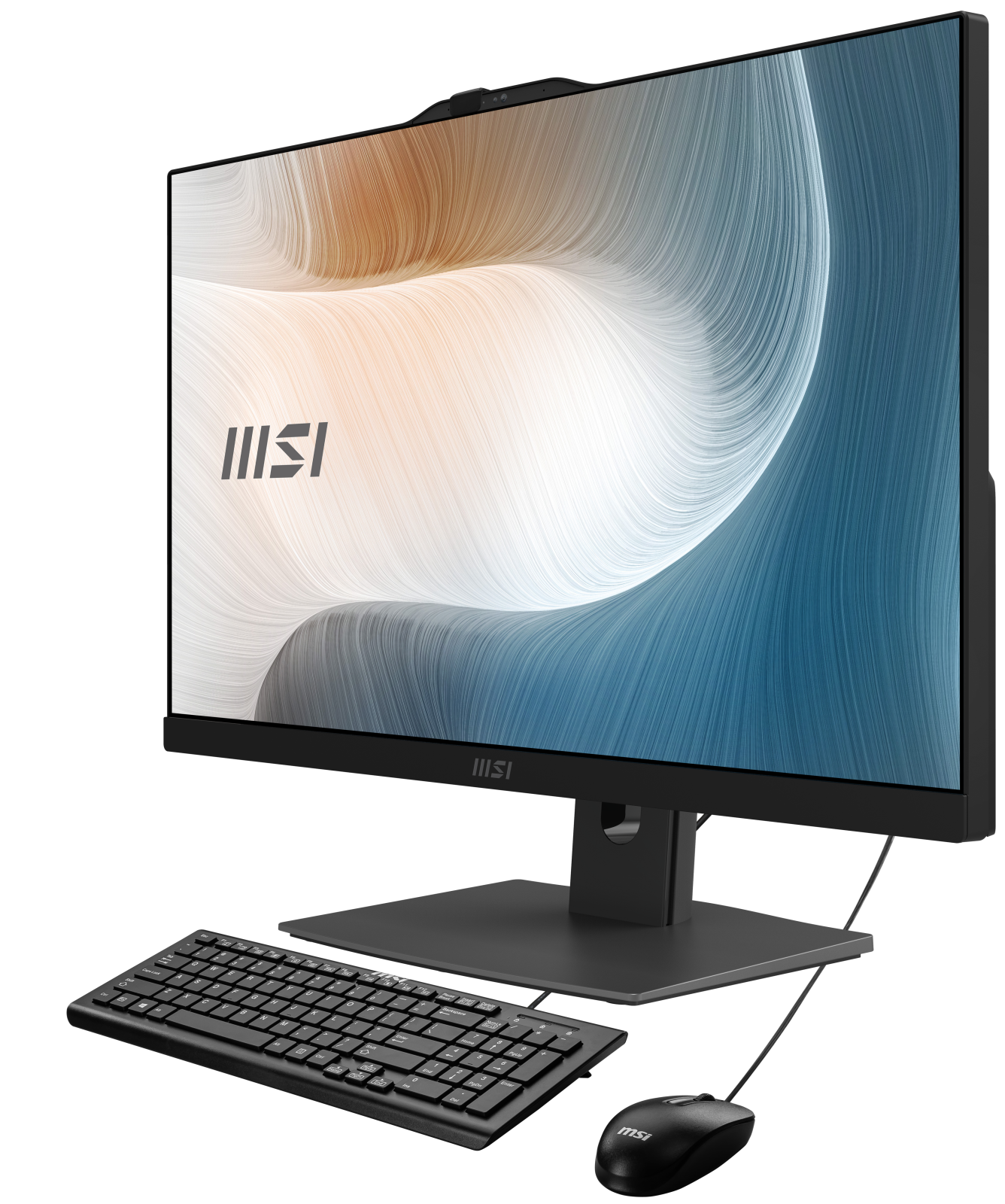 MSI MODERN AM242P 12M-1037XTR 23.8 FHD 16:9 (1920X1080) I7-1255U 16GB DDR4 512GB SSD DOS SIYAH AIO PC - 3