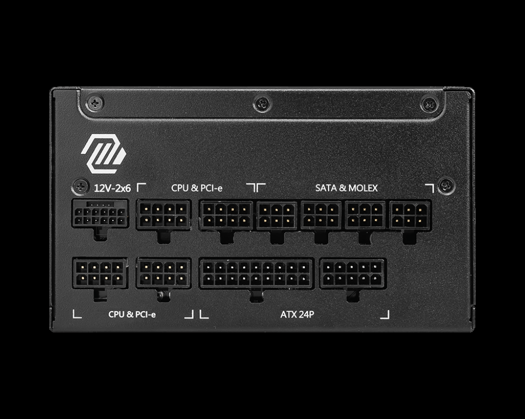 MSI PSU MAG A1000GL PCIE5 1000W 80+ GOLD POWER SUPPLY - 4